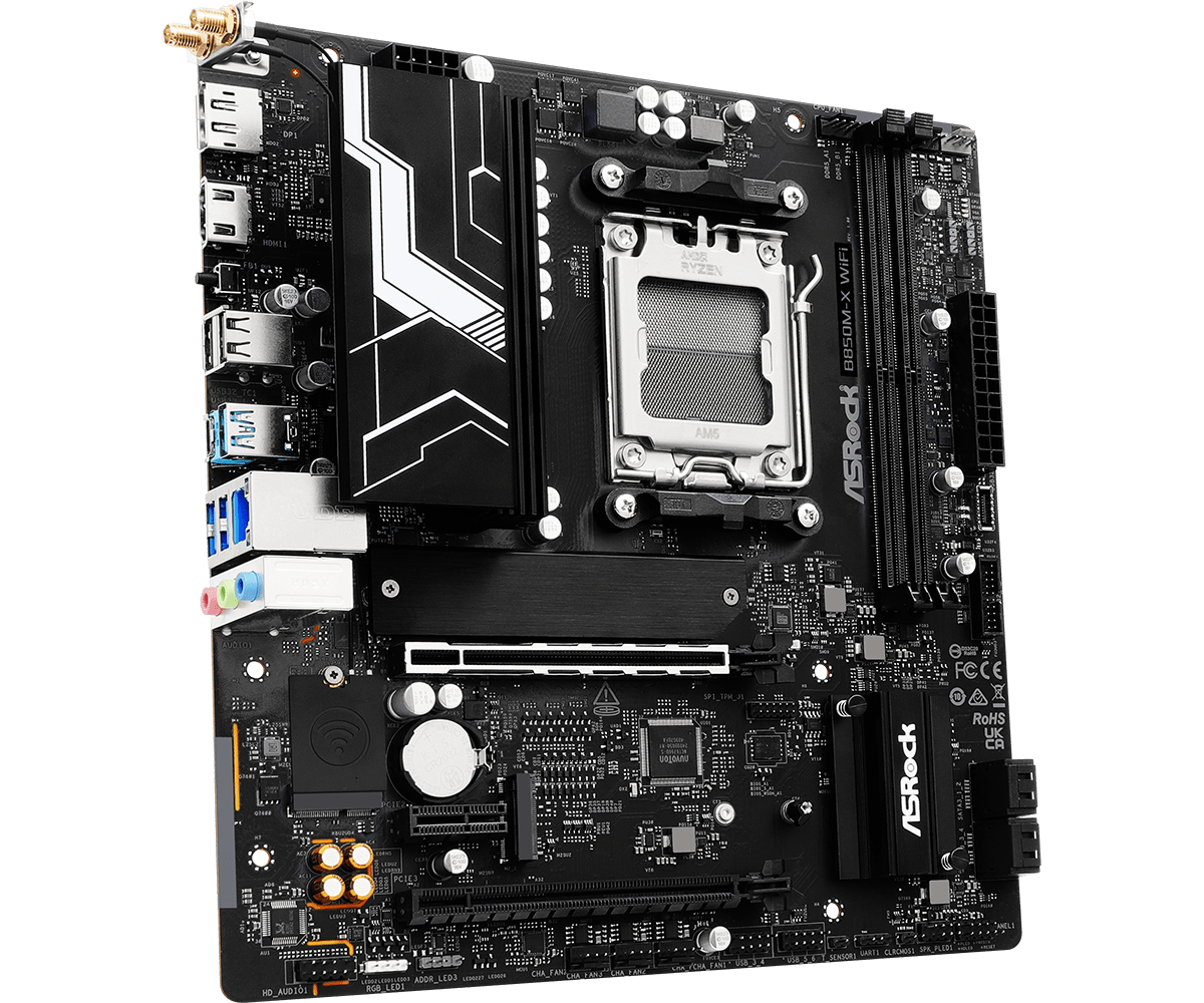 ASROCK Nuovo B850M-X WIFI 6E A - X870E Atx Motherboard recensione e prezzo